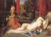 Jean Auguste Dominique Ingres Oadlisque with Female Slave (mk04) Germany oil painting reproduction